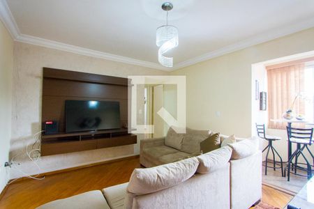 Sala de apartamento à venda com 2 quartos, 62m² em Vila Eldizia, Santo André