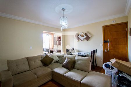 Sala de apartamento à venda com 2 quartos, 62m² em Vila Eldizia, Santo André