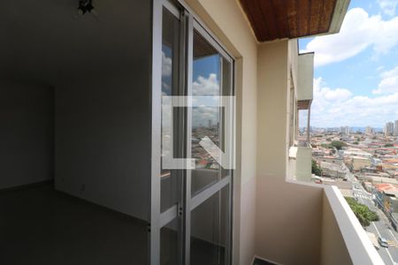 Varanda da Sala de apartamento para alugar com 2 quartos, 57m² em Chácara Belenzinho, São Paulo