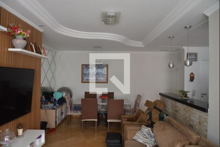 Sala de apartamento para alugar com 3 quartos, 88m² em Vila Gilda, Santo André