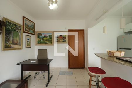 Sala de apartamento para alugar com 1 quarto, 54m² em Jardim Palma Travassos, Ribeirão Preto