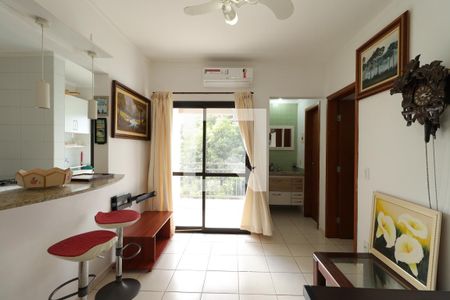 Sala de apartamento para alugar com 1 quarto, 54m² em Jardim Palma Travassos, Ribeirão Preto