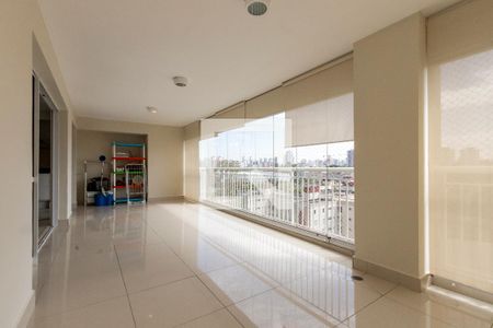 Varanda da Sala de apartamento para alugar com 3 quartos, 130m² em Santo Amaro, São Paulo