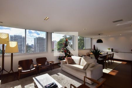 Sala de apartamento à venda com 4 quartos, 202m² em Vila Sonia, São Paulo