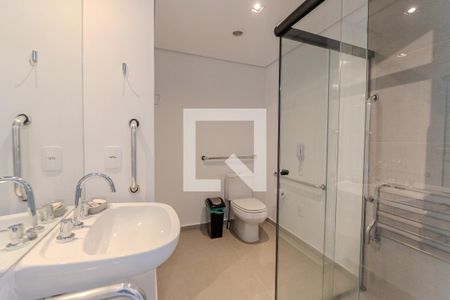 Banheiro de kitnet/studio à venda com 1 quarto, 19m² em Bela Vista, São Paulo