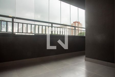 Varanda da Sala de apartamento para alugar com 1 quarto, 41m² em Mirandópolis, São Paulo