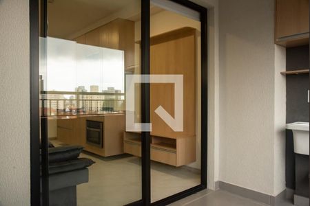 Varanda da Sala de apartamento para alugar com 1 quarto, 41m² em Mirandópolis, São Paulo