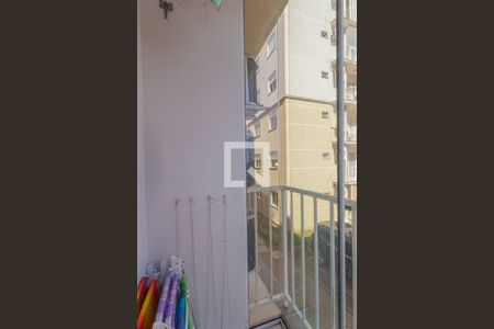 Varanda da Sala de apartamento à venda com 2 quartos, 56m² em Fátima, Canoas