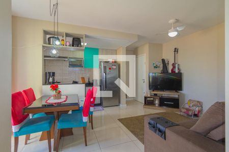 Sala de apartamento à venda com 2 quartos, 56m² em Fátima, Canoas