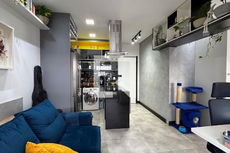 Sala de apartamento para alugar com 1 quarto, 38m² em Tamboré, Barueri