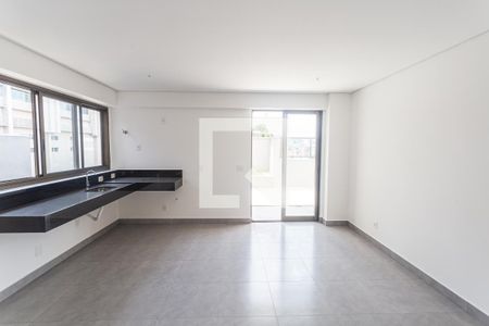 Sala/Cozinha de apartamento à venda com 2 quartos, 80m² em Gutierrez, Belo Horizonte