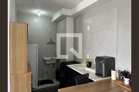 Cozinha de apartamento à venda com 2 quartos, 35m² em Várzea da Barra Funda, São Paulo