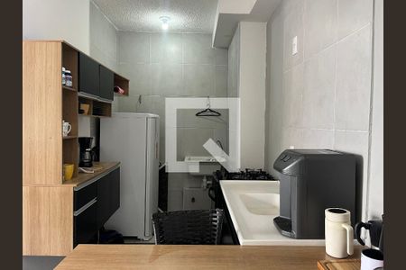 Cozinha de apartamento à venda com 2 quartos, 35m² em Várzea da Barra Funda, São Paulo