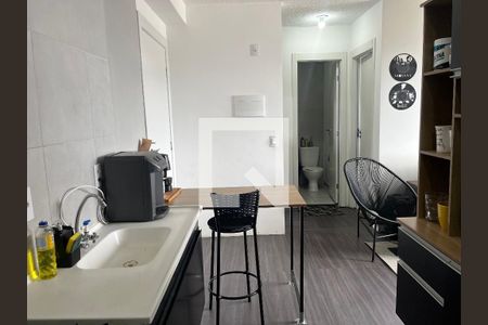 Cozinha de apartamento à venda com 2 quartos, 35m² em Várzea da Barra Funda, São Paulo