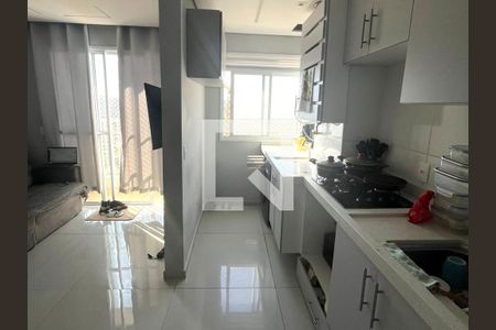 Cozinha de apartamento à venda com 2 quartos, 37m² em Vila dos Andradas, São Paulo