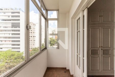 Varanda do Quarto 1 de apartamento à venda com 3 quartos, 145m² em Santa Cecilia, São Paulo