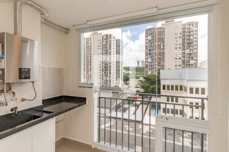 Varanda de apartamento para alugar com 2 quartos, 36m² em Jardim Caravelas, São Paulo