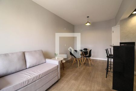 Sala de apartamento para alugar com 1 quarto, 42m² em Vila Nova Conceição, São Paulo