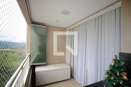 Varanda da Sala de apartamento à venda com 3 quartos, 96m² em Nova Vista, Belo Horizonte