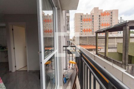 Varanda da Sala de apartamento para alugar com 1 quarto, 29m² em Vila Ré, São Paulo