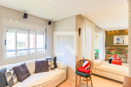 Sala de TV de apartamento à venda com 3 quartos, 130m² em Chácara Santo Antônio (zona Sul), São Paulo