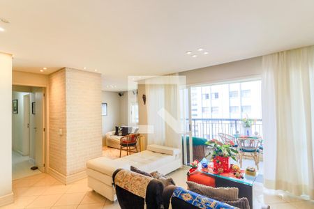 Sala  de apartamento à venda com 3 quartos, 130m² em Chácara Santo Antônio (zona Sul), São Paulo