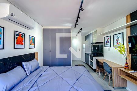 Studio de kitnet/studio para alugar com 1 quarto, 25m² em Vila Regente Feijó, São Paulo