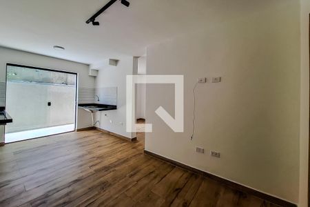 Sala / Cozinha de apartamento para alugar com 1 quarto, 40m² em Mirandópolis, São Paulo