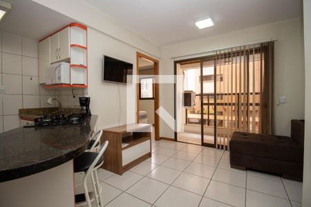 Sala de apartamento para alugar com 1 quarto, 43m² em Águas Claras, Brasília