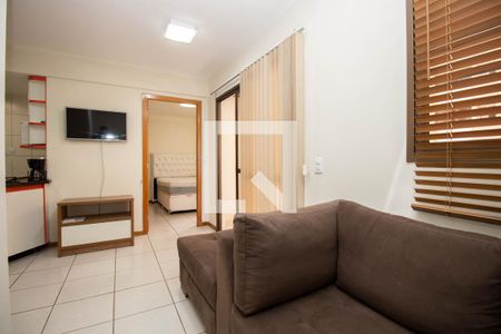 Sala de apartamento para alugar com 1 quarto, 43m² em Águas Claras, Brasília