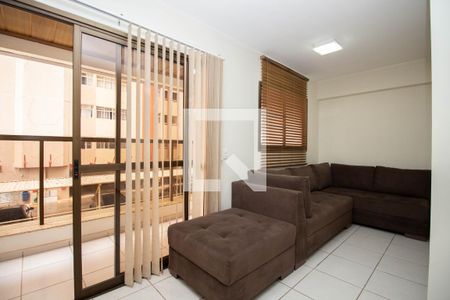 Sala de apartamento para alugar com 1 quarto, 43m² em Águas Claras, Brasília