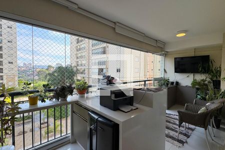 Varanda gourmet de apartamento à venda com 2 quartos, 110m² em Alphaville, Santana de Parnaíba