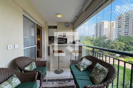 Varanda gourmet de apartamento à venda com 2 quartos, 110m² em Alphaville, Santana de Parnaíba