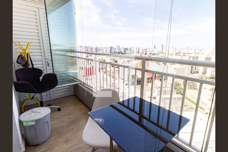 Varanda de apartamento à venda com 1 quarto, 34m² em Belém, São Paulo