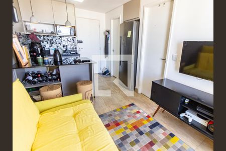 Sala/Cozinha de apartamento à venda com 1 quarto, 34m² em Belém, São Paulo