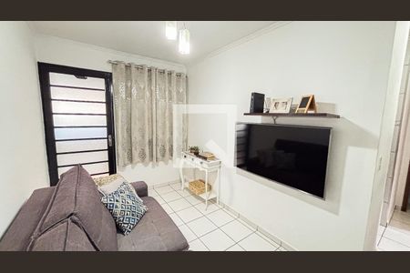 Sala de apartamento à venda com 2 quartos, 50m² em Vila Aquilino, Santo André