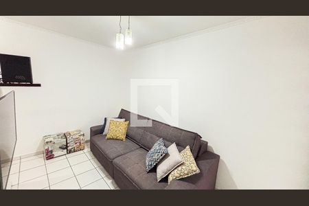 Sala de apartamento à venda com 2 quartos, 50m² em Vila Aquilino, Santo André