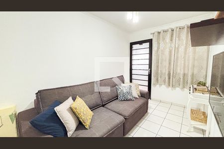 Sala de apartamento à venda com 2 quartos, 50m² em Vila Aquilino, Santo André