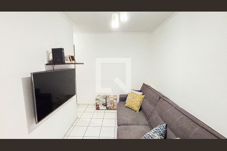 Sala de apartamento à venda com 2 quartos, 50m² em Vila Aquilino, Santo André