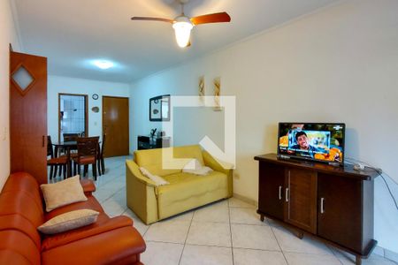 Sala de apartamento para alugar com 2 quartos, 85m² em Guilhermina, Praia Grande