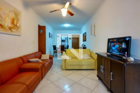 Sala de apartamento para alugar com 2 quartos, 85m² em Guilhermina, Praia Grande