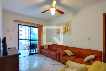 Sala de apartamento para alugar com 2 quartos, 85m² em Guilhermina, Praia Grande