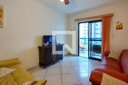 Sala de apartamento para alugar com 2 quartos, 85m² em Guilhermina, Praia Grande