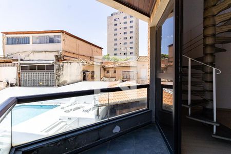 Varanda da Sala de apartamento à venda com 1 quarto, 40m² em Aclimação, São Paulo