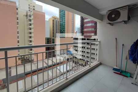 Varanda da Sala de apartamento para alugar com 2 quartos, 58m² em Centro, Campinas