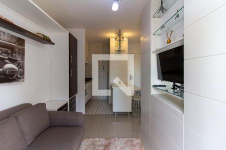 Sala de apartamento para alugar com 1 quarto, 28m² em Perdizes, São Paulo