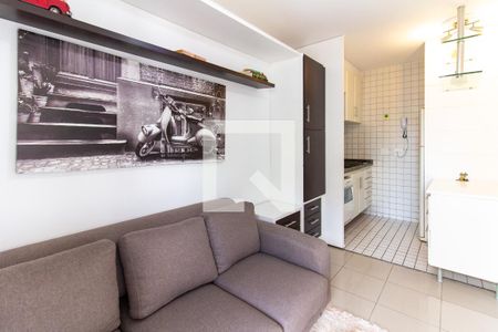 Sala de apartamento para alugar com 1 quarto, 28m² em Perdizes, São Paulo