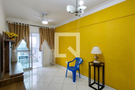 Sala de apartamento para alugar com 2 quartos, 69m² em Vila Assuncao, Praia Grande