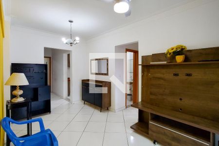 Sala de apartamento para alugar com 2 quartos, 69m² em Vila Assuncao, Praia Grande