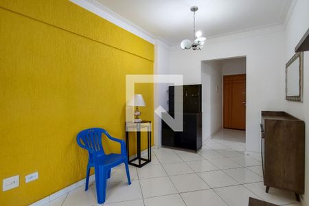 Sala de apartamento para alugar com 2 quartos, 69m² em Vila Assuncao, Praia Grande